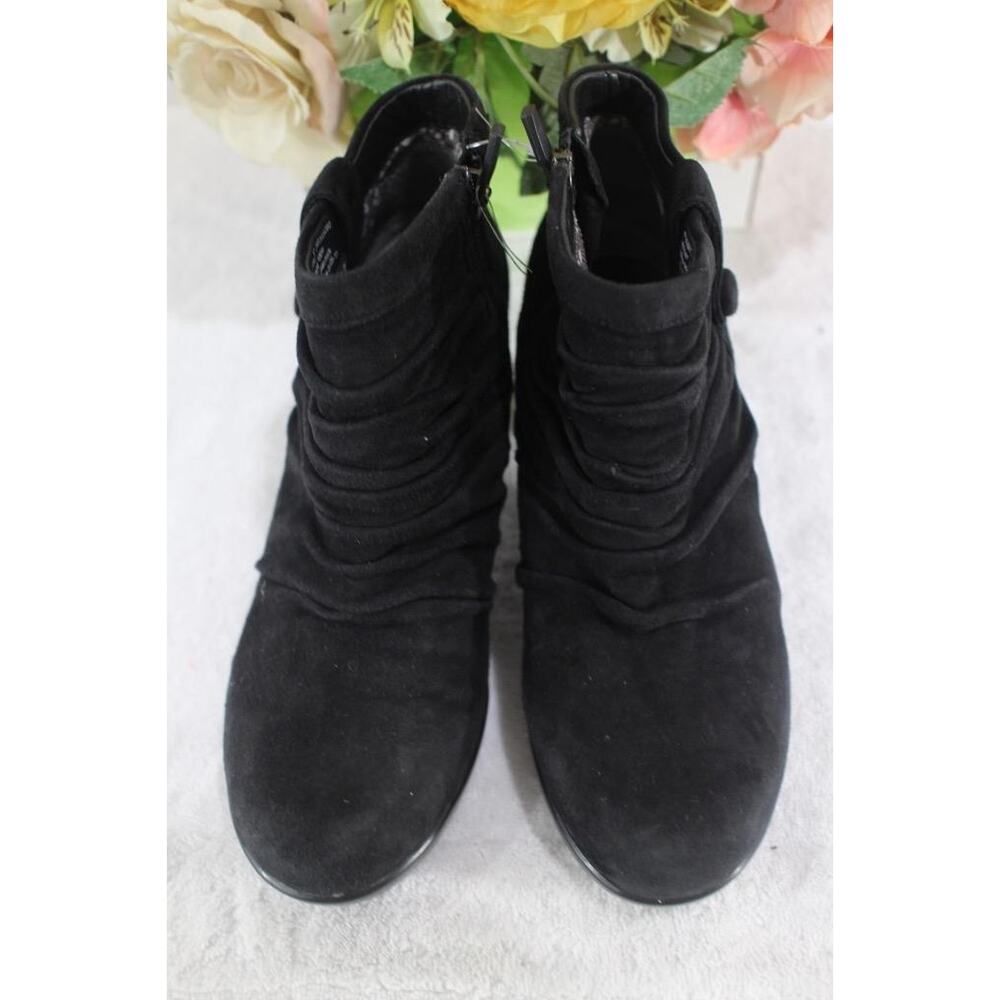 Dansko Buffy Women's Suede Black Boot Ankle 37 us 7 (1400